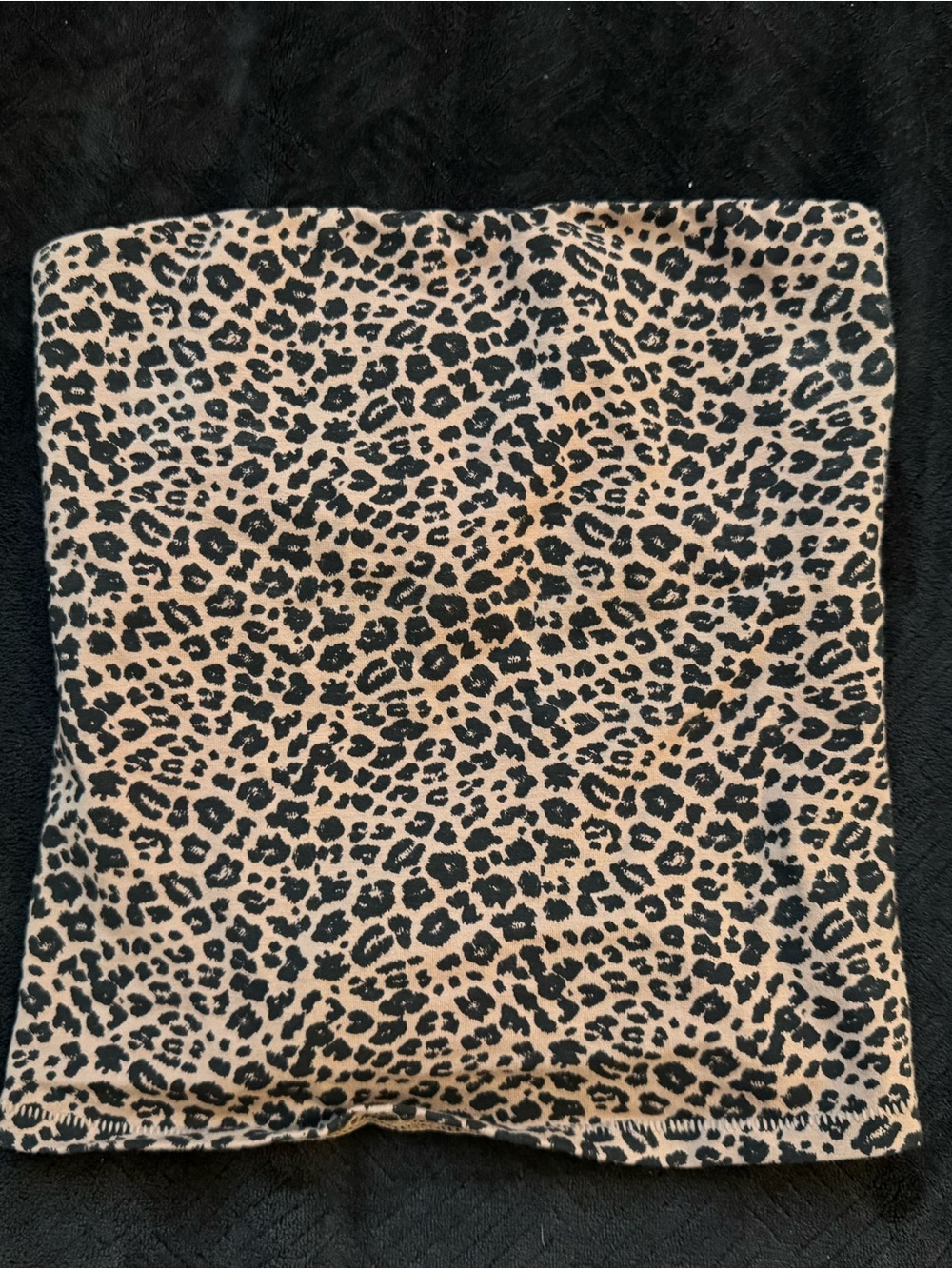 NWT- SKIMS - Cotton Jersey Tube Top - Sienna Natural Leopard - XS - Picture 6 of 8